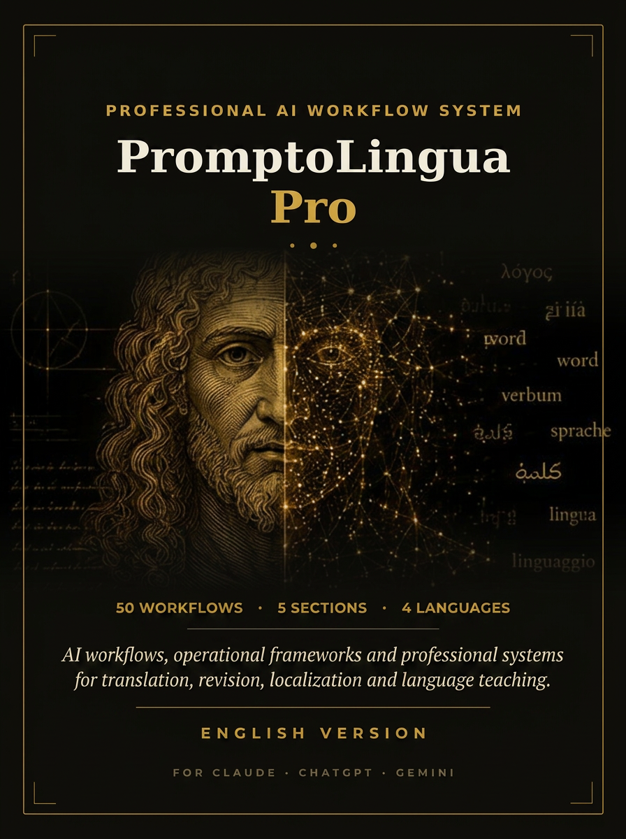 PromptoLingua Pro — premium product cover